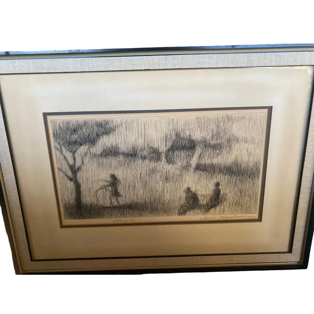 Limited edition original signed engraving